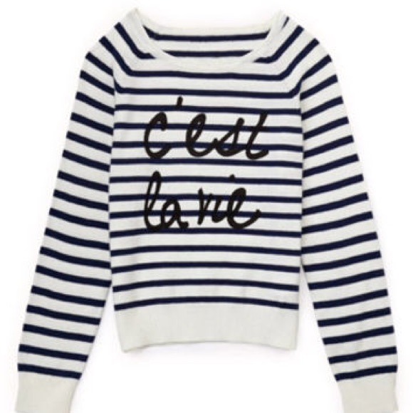 C'est la vie Forever 21 Sweater----SEARCHING FOR--