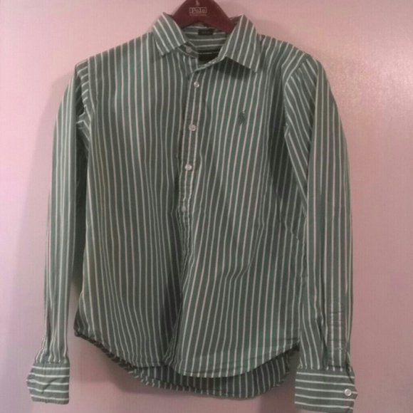 *Reduced* Green/white stripe with green pony