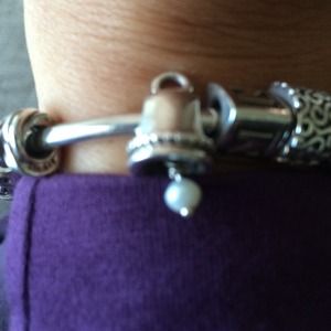 Authentic Pandora Bell Pearl Charm bundle