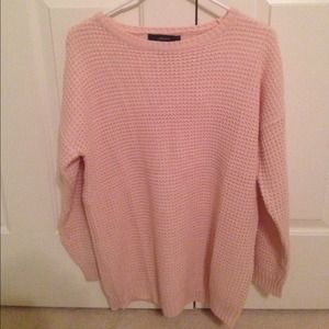 BUNDLE gray skirt and pink sweater