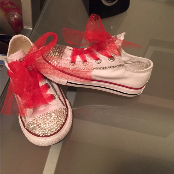 Tutu & Bling Converse Sneakers - Picture 2 of 3