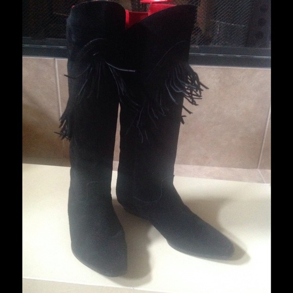 Soultiers Black Suede Boots