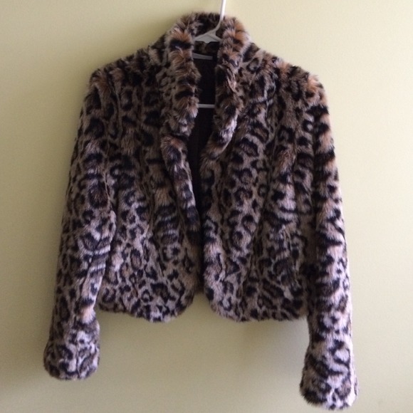 New  Allen B Faux Fur Coat