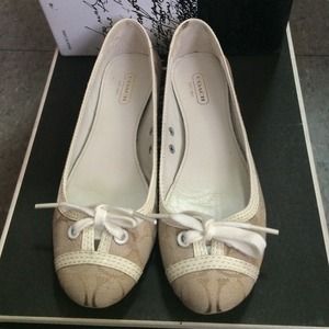 Coach logo flats