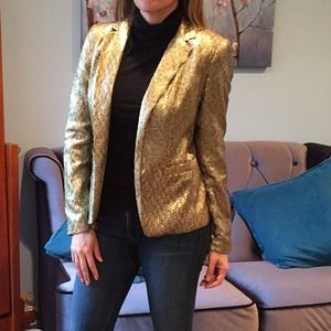 🎉Moving Sale🎉Michael Kors sequence gold  blazer