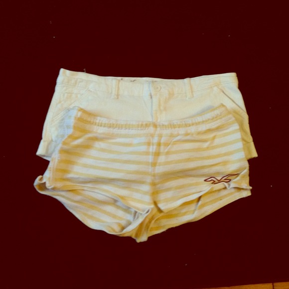 Two pairs of Hollister shorts