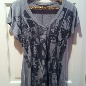 T-shirt with models chic pictures