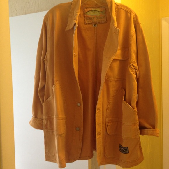 100% Cotton (Mustard Yellow) Denim Jacket