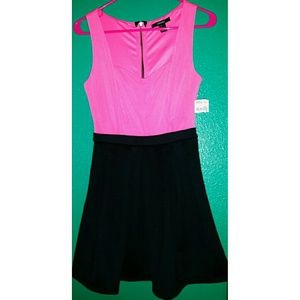 forever 21 black skater dress