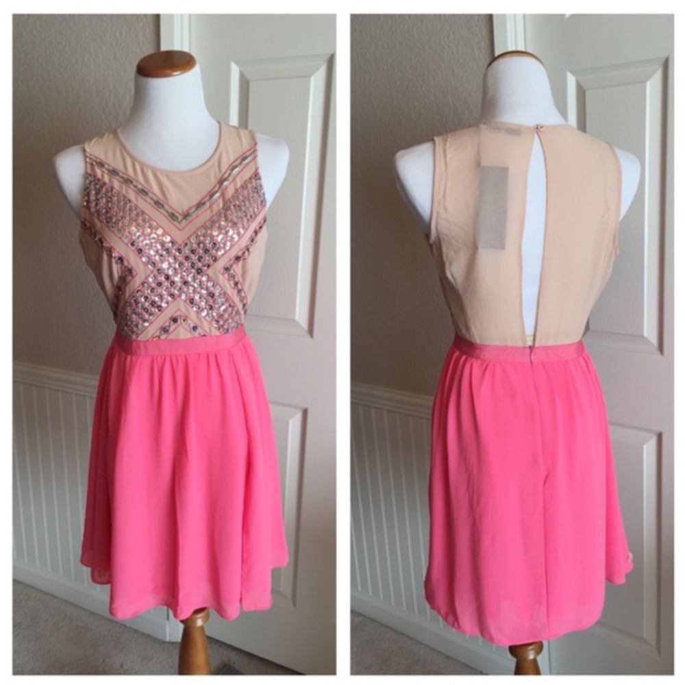 REMOVING TONIGHT LAST 1 Embellished Cocktail Dress - Picture 5 of 5