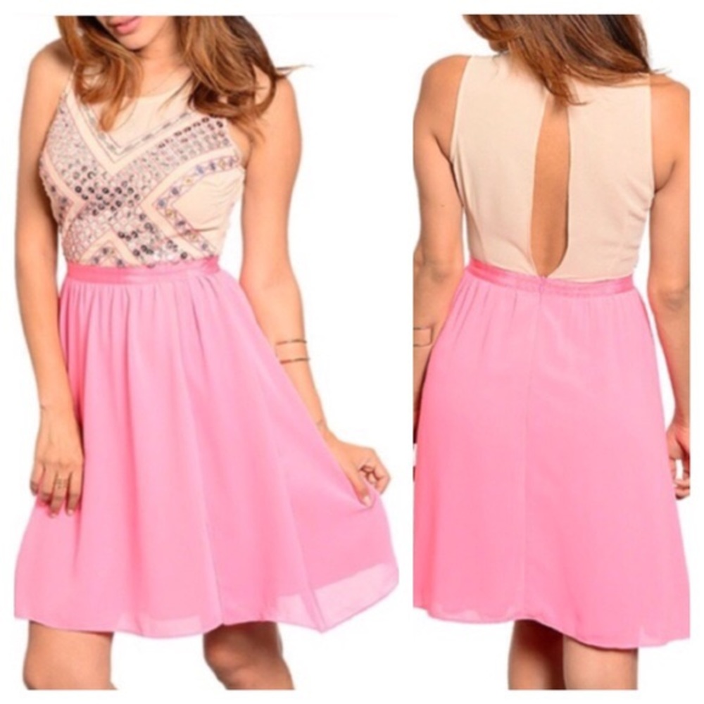 REMOVING TONIGHT LAST 1 Embellished Cocktail Dress - Picture 2 of 5