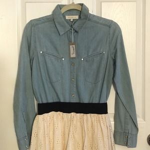 Sandro radio shirt dress