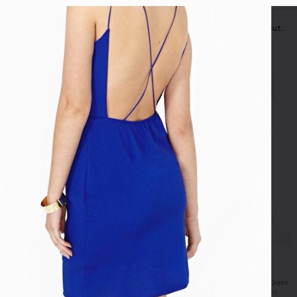 Nastygal cobalt blue Shockwave Dree