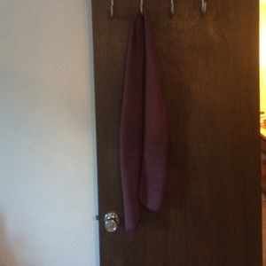 Purple Patagonia fleece scarf