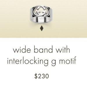 Authentic women's Gucci ring