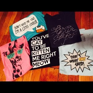 BUNDLE! graphics tees