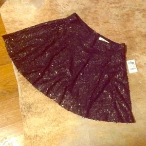 CR Sequined Skater Skirt. NWT.