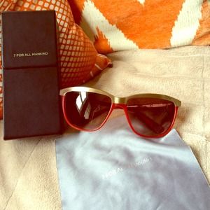 Red and Gold Flame Sunglasses