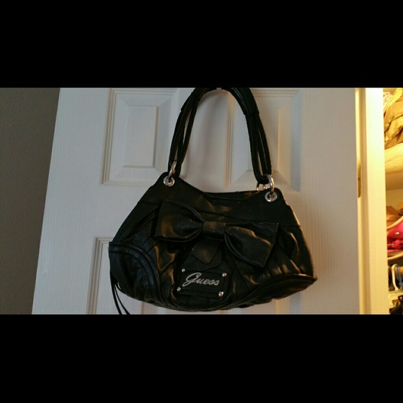 Guess black purse