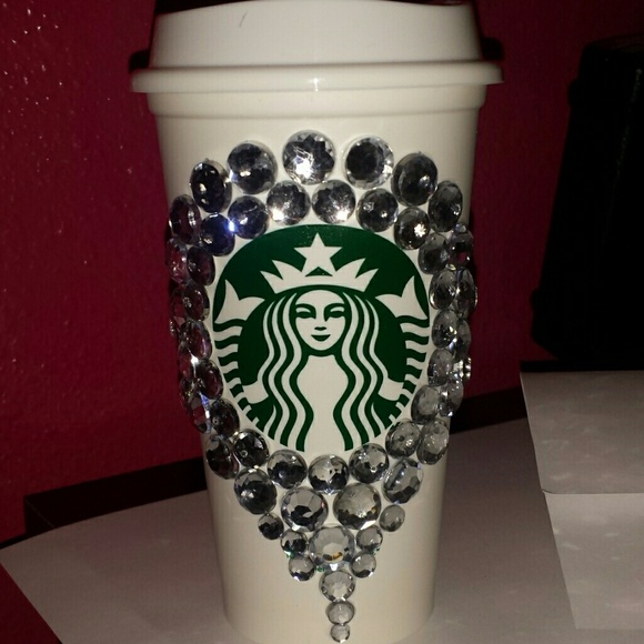 Rhinestone starbucks coffee cup - Picture 1 of 4