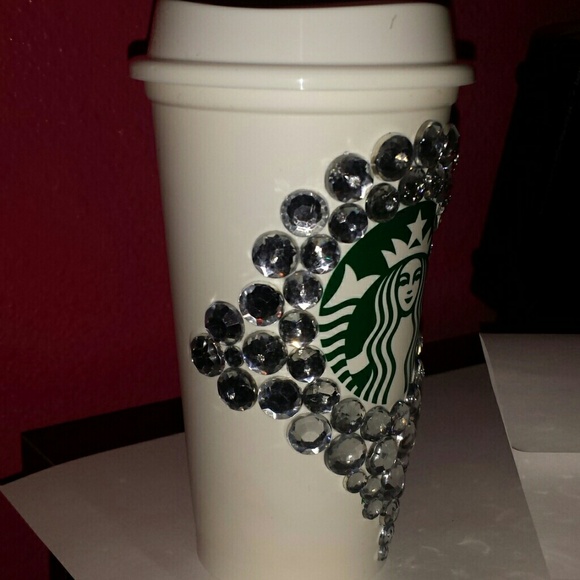 Rhinestone starbucks coffee cup - Picture 2 of 4