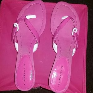 Beautiful pink high heel Sandles.  Only worn once