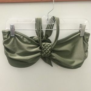 Underwire bra sized suit top.