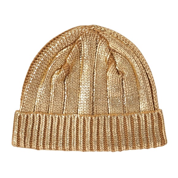 Accessories - 🎁 Gold Foil Rib Knit Hat
