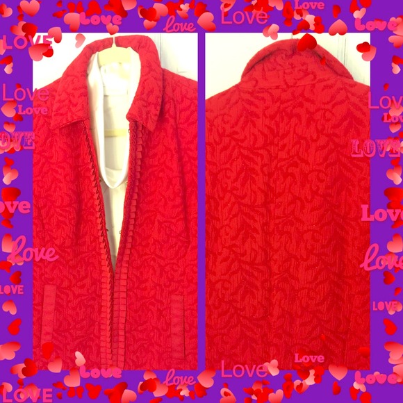 Gorgeous Red Lurex Jacket