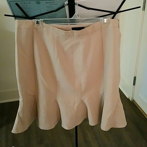 The Limited Beige Flared Skirt