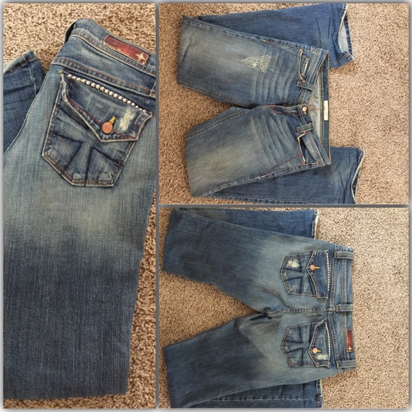 Flying money jeans