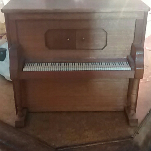 Antique musical piano