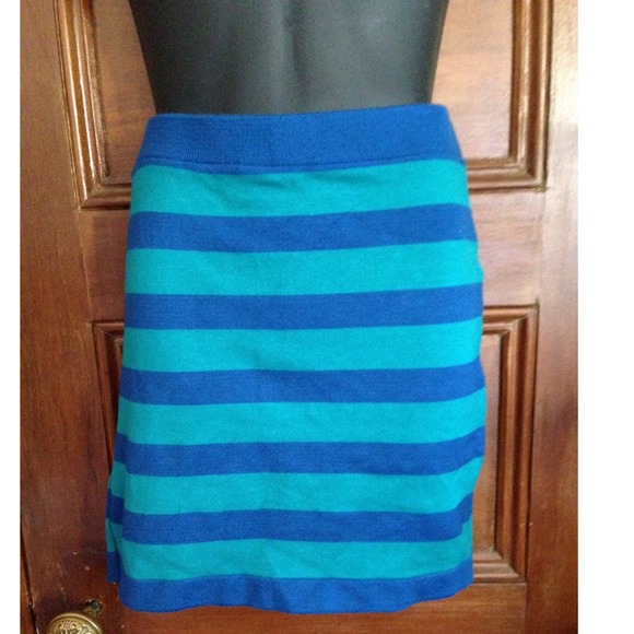 Thick Striped Bodycon Skirt