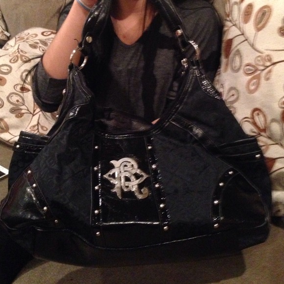 Black handbag