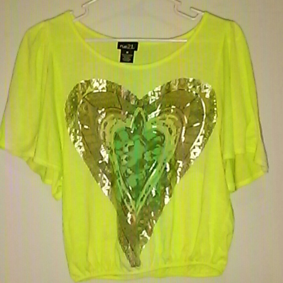 Rue21 lower waist crop top