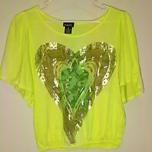 Rue21 lower waist crop top