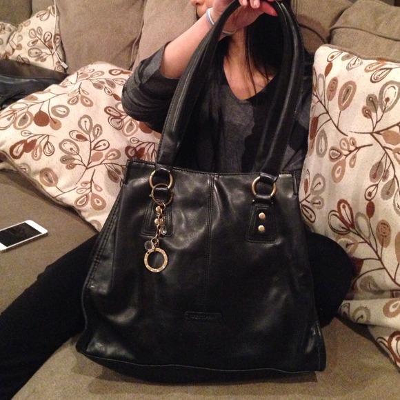 Black handbag