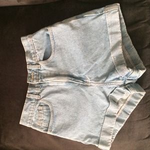 American Apparel Jean Shorts