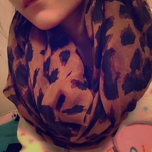 Cheetah infinity scarf