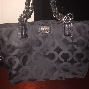 Black coach purse