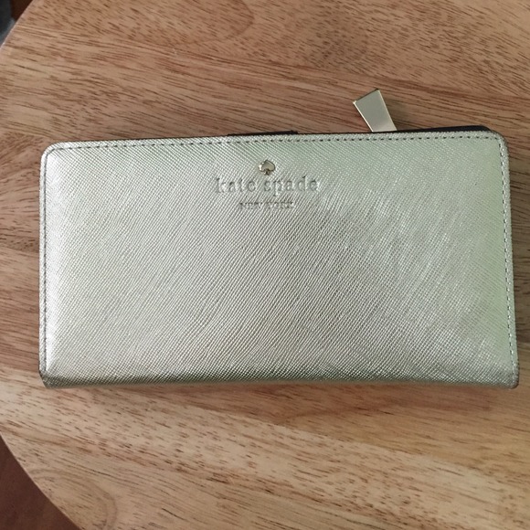 Kate Spade Gold Stacy Wallet