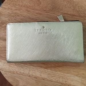 Kate Spade Gold Stacy Wallet