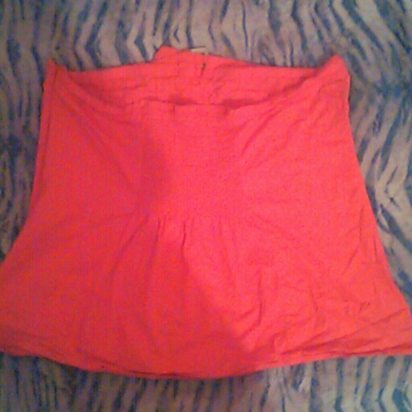 Rust Orange tube top. - Picture 3 of 4