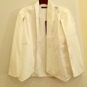 NWT White Cape Blazer
