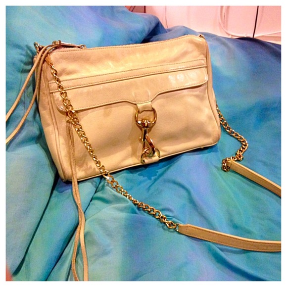 SUPER SALE! Rebecca Minkoff M.A.C in cream w/ gold