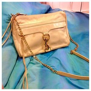 SUPER SALE! Rebecca Minkoff M.A.C in cream w/ gold