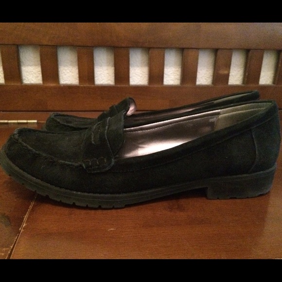 Black Suede penny Loafers