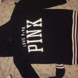 Victoria's Secret Black and White sweatshirt