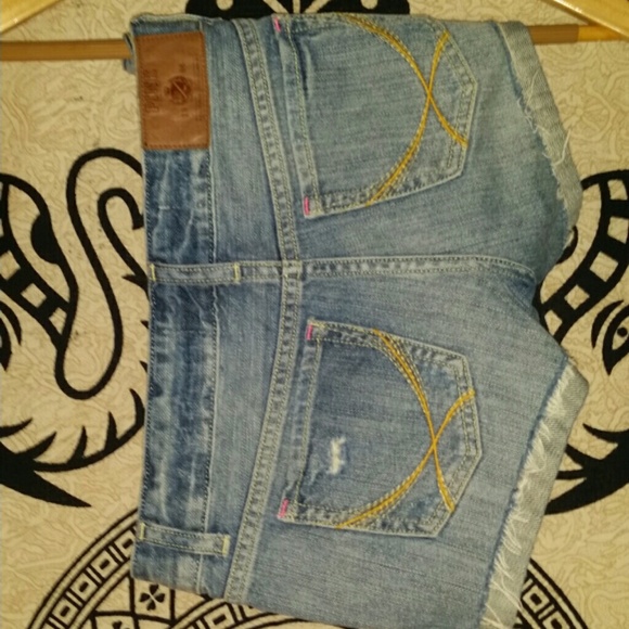 Pink Jean shorts