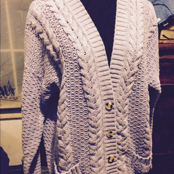 Vintage cabin creek cable knit sweater